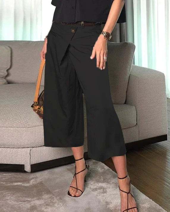 Manga corta con solapa y Pantalón - Vesarya™