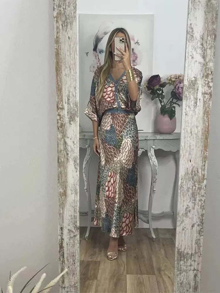 Conjunto con estampado floral