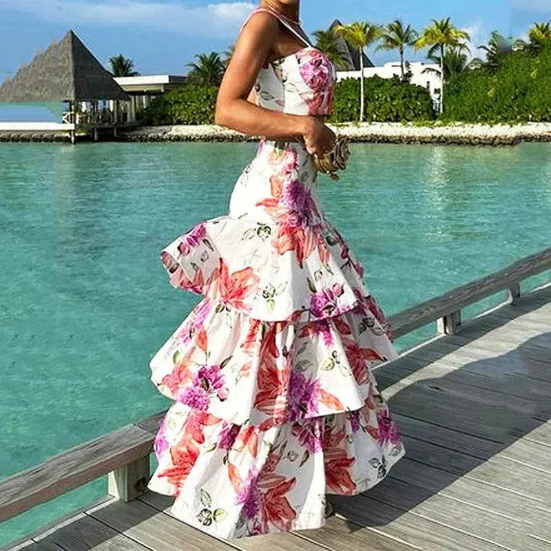 Conjunto de 2 piezas con estampado Floral