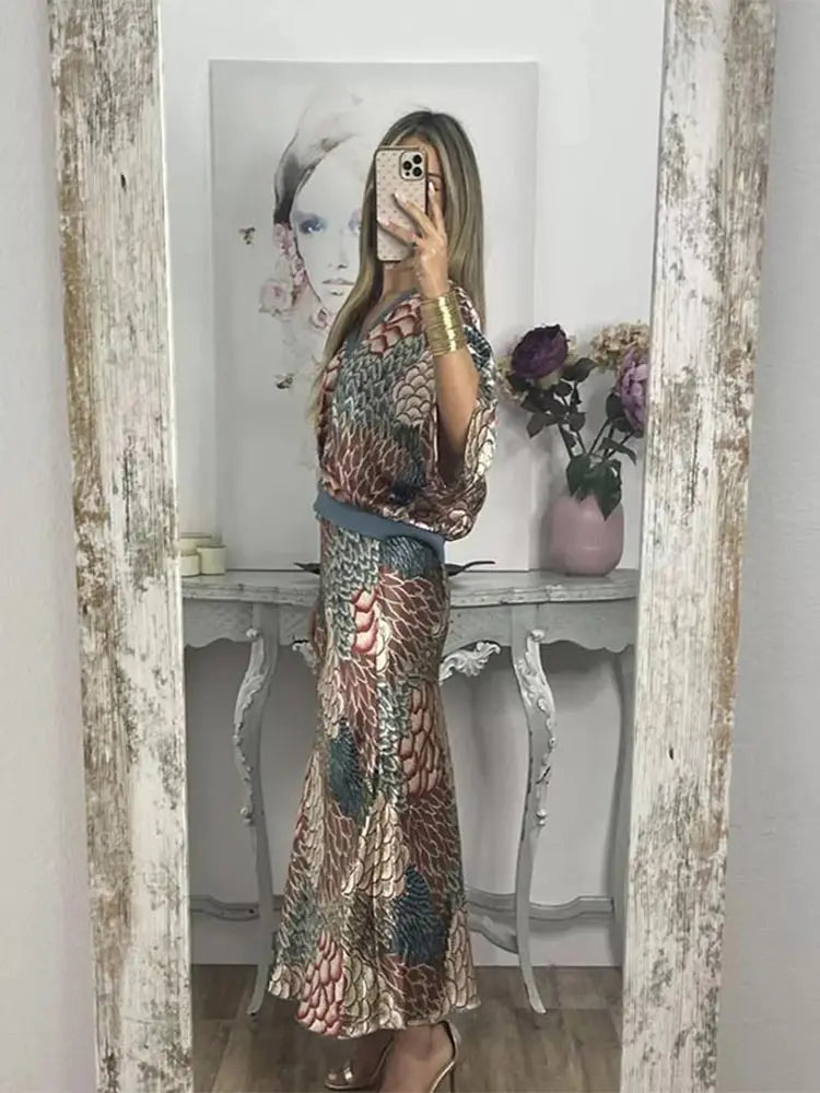 Conjunto con estampado floral