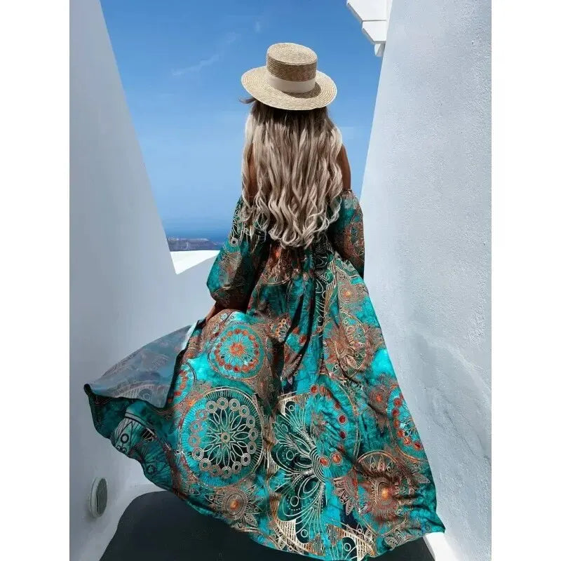 Vestido Agua Marina
