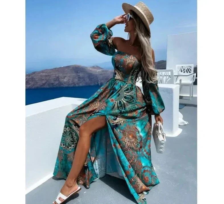 Vestido Agua Marina
