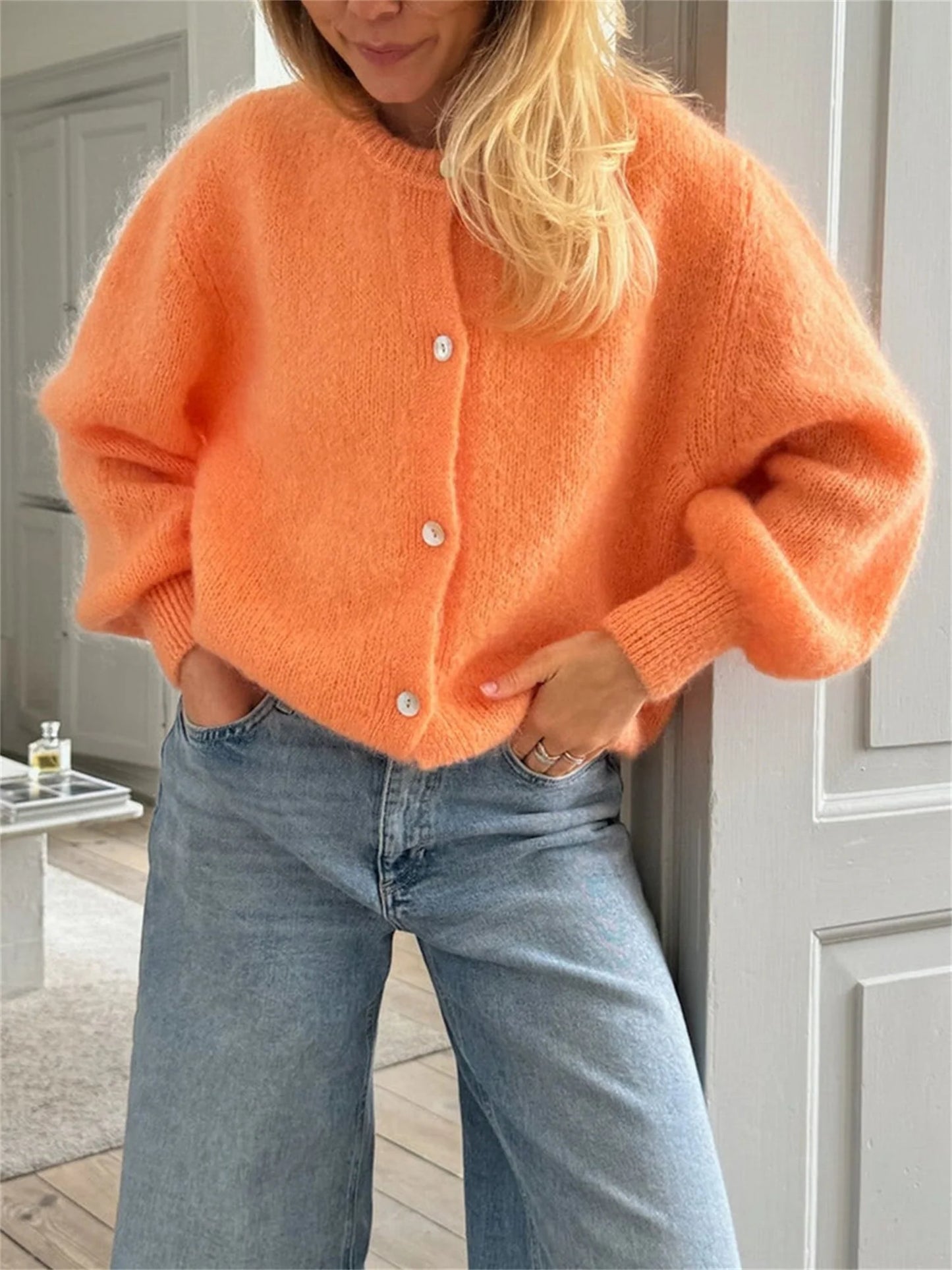 Natalia™ | Sweater abierto de punto