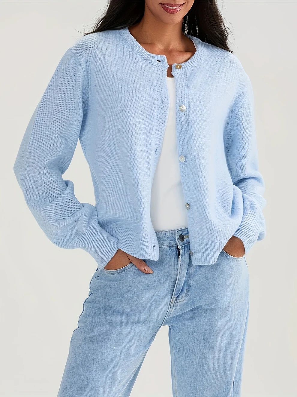 Natalia™ | Sweater abierto de punto