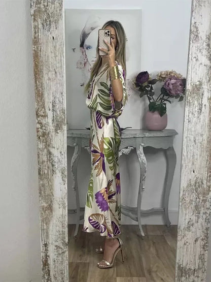 Conjunto con estampado floral