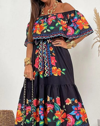 Vestido Estampado Floral Penélope