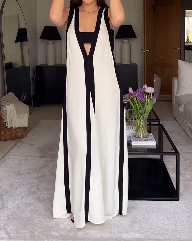 Vestido de rayas black & white