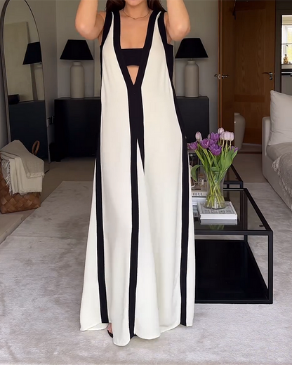 Vestido de rayas black & white